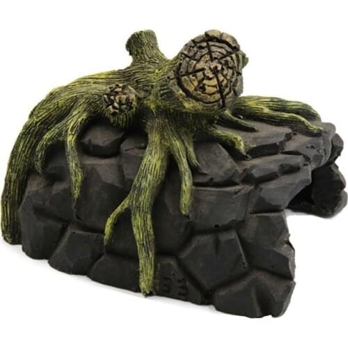 Reptile Breeding Box Shelter Humidify Hide Cave Habitat Decor Terrarium Hideout Caves Fish Tank Supplies