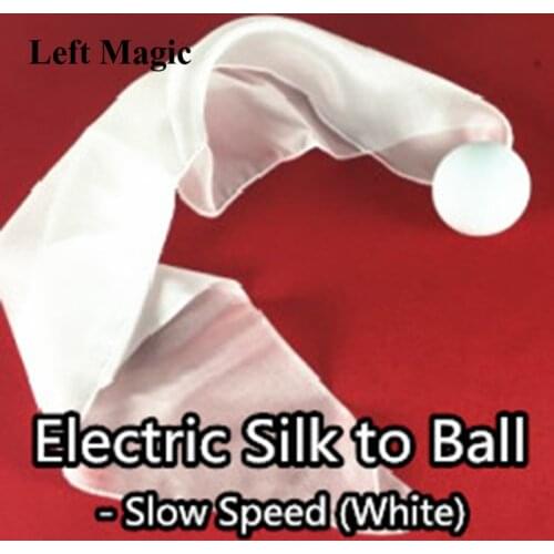 Electric Silk To Ball - Slow Speed (White/Red Available)Accessories Close-Up Comedy Illusions Stage Mentalism Magic Tricks