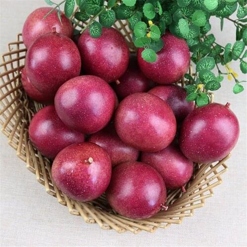 Artificial Simulation Passion fruit model hotel bar cafe store shop cafe home Kitchen decoration faux fake fruit teaching props