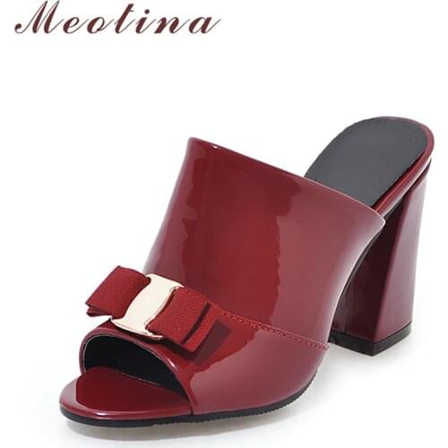 Женские шлепанцы Meotina China At AliExpress