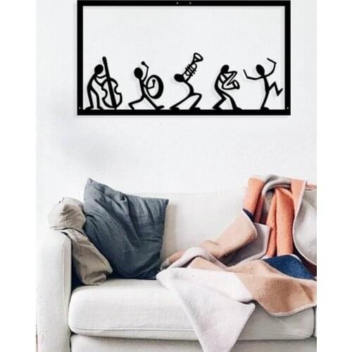 Music Theme Metal Wall Table Decor Art Decor 3D Metal Sculpture Home Decor Office Decor Stylish Bracket Hanger