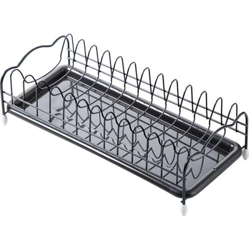 New Kitchen Dish Drying Rack Holder with Tray Tableware Storage Shelf Plate Dish Rack Drainer Cabinet Kitchen Organizer