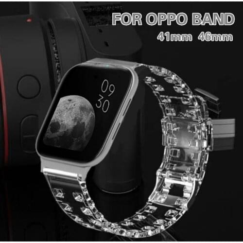 Transparent Silicone Sports Strap For Oppo Sport Band Bracelet Smart Watchband Wristband For Oppo Watch Accessories
