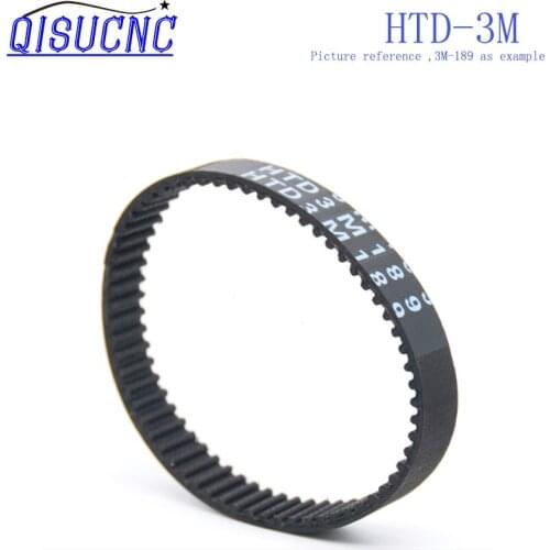 Rubber Timing blet HTD 5M 505/515/520/530 /640 pitch 5mm 5M-520 width can be cut