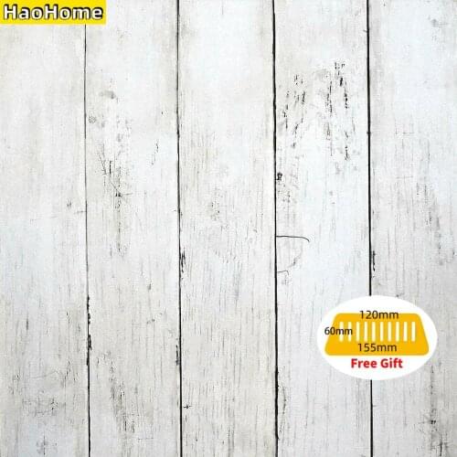 HaoHome Wood Peel and Stick Wallpaper Self Adhesive Decor Contact Paper Vinyl Film Home Decoration