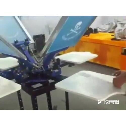 Silk Screen printing 4 Color 2 Station T-shirt Silk Screen printer