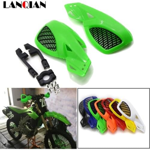 Motorcycle Hand Guard Protection 7/8''22mm Handbar For Kawasaki dirt bike KX KLX KFX KDX 65 80 85 125 250 250 450 450 150 F/R/S
