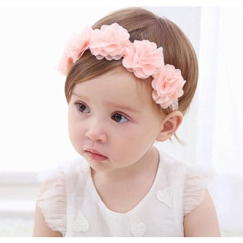 Baby Headband Flower Girls Bows Toddler Hair Bands for Baby Girls Kids Headbands Turban Newborn Headband Baby Hair Accessories