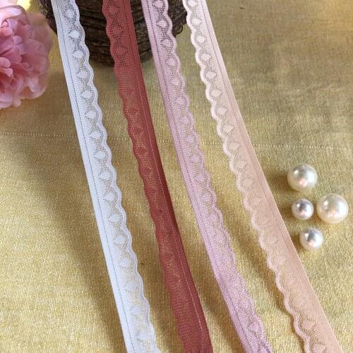 1.5CM LS1096 Elastic Stretchy Lace Trim Diy Crafts Fabric For Dress Underwear Lingerie Shorts Clothing Decoration Lace Ribbon