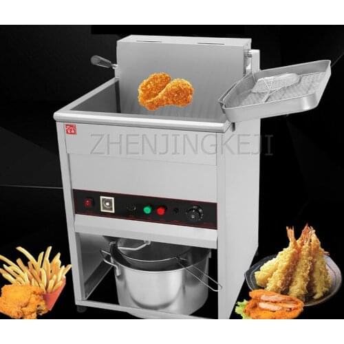 Electric Fryer Commercial Vertical Automatic Thermostat Multifunction Single Cylinder High Capacity Fry Pan Fried Chicken Chop