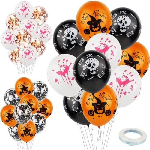 Halloween Balloon Ghost Black Foil Balloon Globos For Halloween Party Decor Supplies