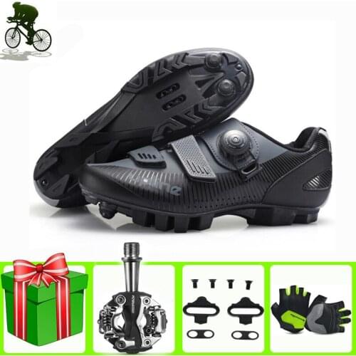 Cycling Shoes Men Sapatilha Ciclismo Mtb Mountain Bike Bicycle Professional Self-locking Breathable Sport Sneakers Women