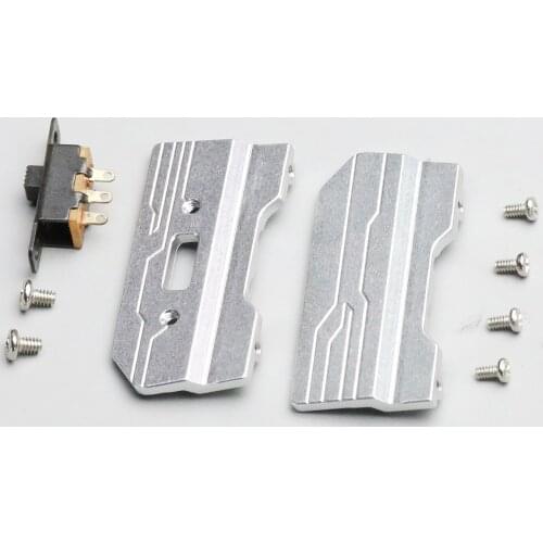 Orlandoo Hunter RC model car metal side pedal for A01 Wrangler 1:35 climbing car