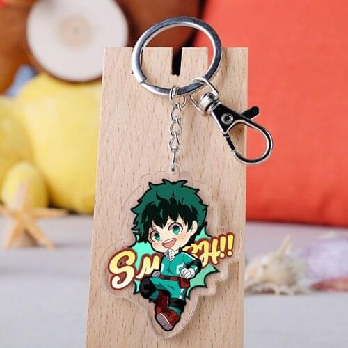 My Hero Academia Fashion Anime Acrylic Key Chains Cartoon Keyring Keychain Pendant Keyholder Gifts NEW
