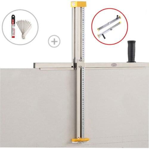 New Gypsum board cutting artifact stainless steel hand push universal woodworking decoration panel foldable tool