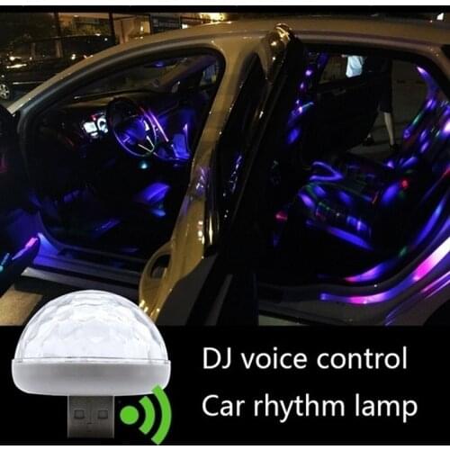 NEW Multi Color Mushroom USB LED Interior Lighting Kit Atmosphere Light Neon Lamps Colorful Night Lamps Interesting