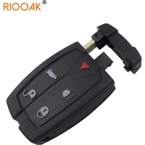 New Replacement 5 Buttons Remote Key Blade Fob Shell Case Fit For Land Rover Freelander 2 3 Free Shipping