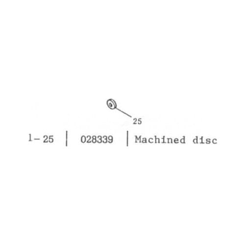 ORIGINAL MARUYAMA pump replacement, 028339 PISTON cap washer MS-160