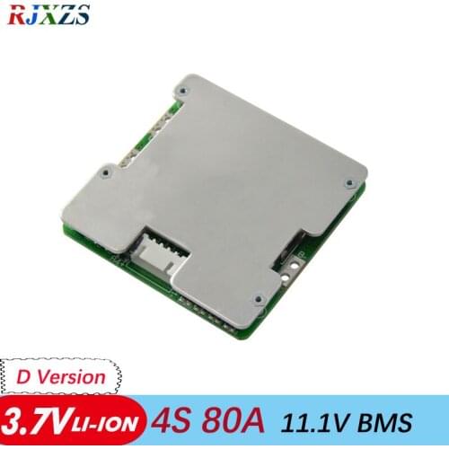 3S 80A 11.1V Li-ion Lithium Battery Protection large curent BMS PCM Board with Balance 160A peak