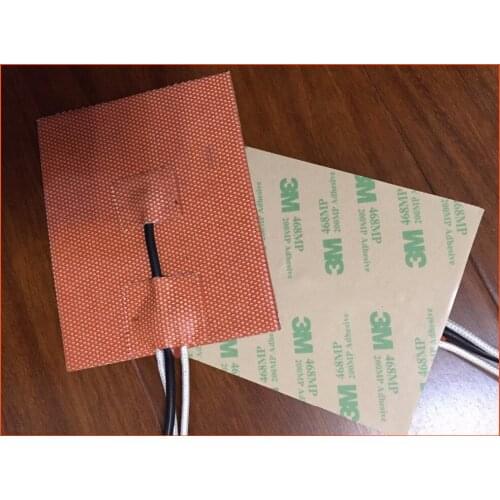 80*100mm 75W 24V , w/ 3M PSA & NTC 100K Thermistor,Round Silicone Heater Pad,3D Printer Heater,Heatbed, Industrial Heater