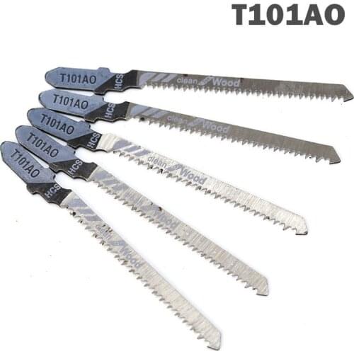 Top Quality 5Pcs/set Wood T-Shank Jig Saw Blade Sets High Carbon Steel Clean Cut Wood Cutting Tools Wholesale Price