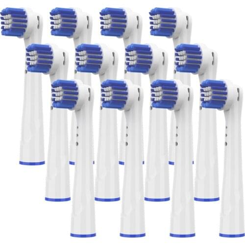 12Pcs replacement brush heads for Oral B electric toothbrush before power/Pro health/Triumph/3D Excel/clean precision vitality
