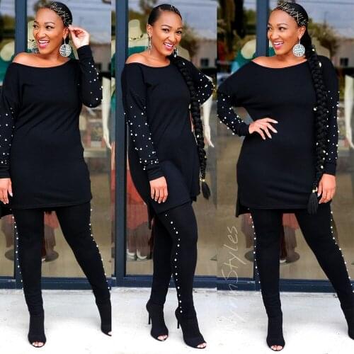 2 Two Piece Set African Clothes For Women 2 Piece Fashion Africa T-shirt And Pants Sets Casual Plus Size African Tracksuit Lady
