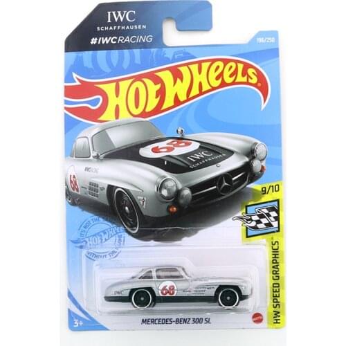 2021-196 Hot Wheels MERCEDES-BENZ 300 SL Mini Alloy Coupe 1/64 Metal Diecast Model Car Kids Toys Gift