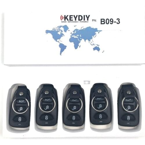 5pcs/lot KEYDIY KD remote B series B09-3 B09-4 for KD900 KD-X2 KDMini devices to Generate new remote for car
