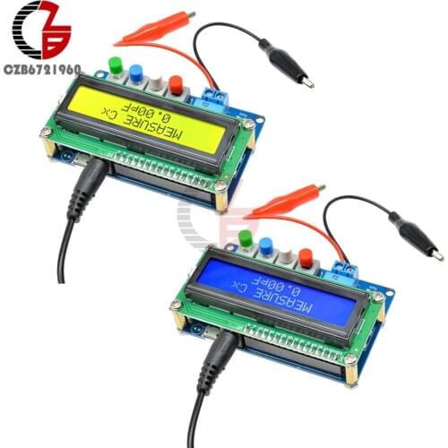 LC100-A 1602 LCD Digital L/C Inductance Capacitance Meter Autoranging Capacitor Inductor Tester 1pF-100mF 1uH-100H