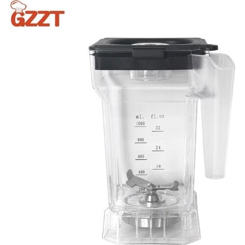 GETT1.5L Capacity Square Container Cup Bottom For Commercial Blender With Serrated Blades Lid BD-9001 Spare Parts