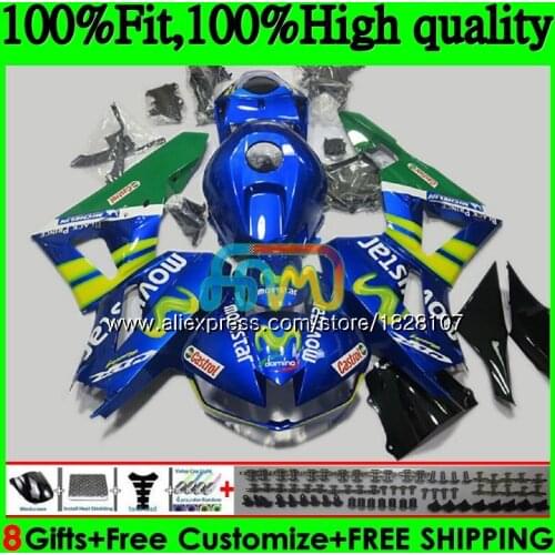 Injection For HONDA CBR600 RR CBR600RR Blue stock F5 13 14 15 16 17 146BS.14 CBR 600RR 600 RR 2013 2014 2015 2016 2017 Fairing