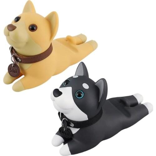 Creative Cute Dog Puppy Smart Phone Holder Adjustable Angle Desk Tablet Cellphone Support Stand Animal Resin Ornament Desktop