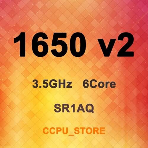 Xeon E5-1650 v2 SR1AQ 3.5GHz 6Core 12Thread 12MB 130W LGA2011 X79 CPU Processor