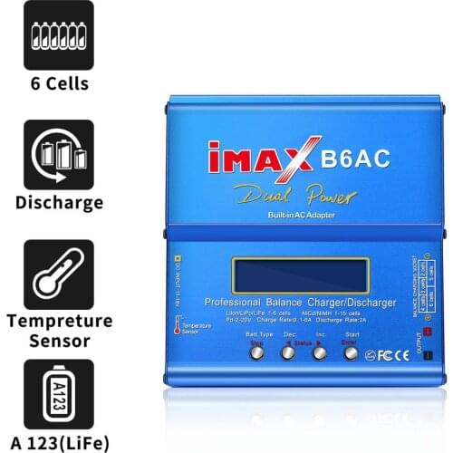 Hot! iMAX B6 AC B6AC Lipo NiMH 3S/4S/5S RC Battery Balance Charger Digital LCD Screen RC New Sale