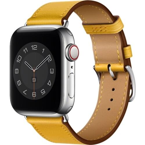 Newest Single Tour leather band for apple watch 6 5 4 3 2 1 smart watchbands iwatch 38mm 42mm 40mm 44mm straps