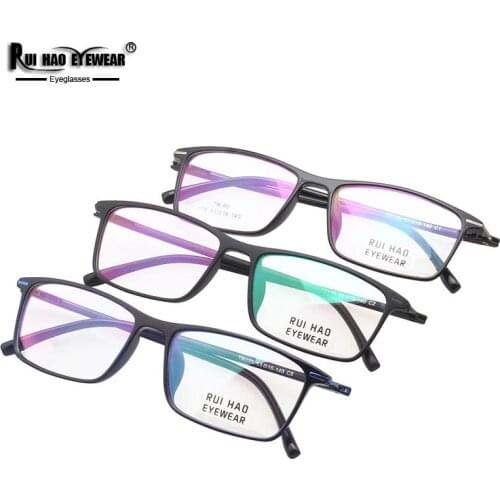 Leisure Eyeglasses Frame Optical Glasses Men Women Rui Hao Eyewear Brand Unisex Decorative Spectacles Frame TR170