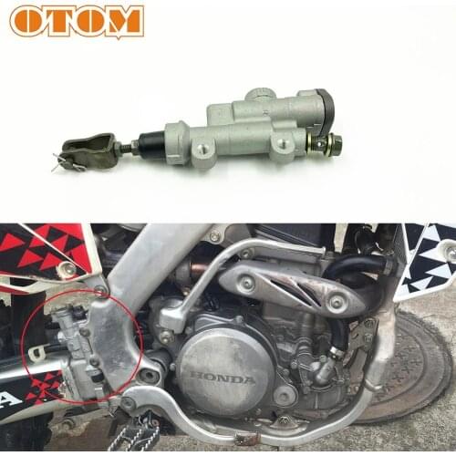 OTOM New Motorcycle Rear Brake Pump Hydraulic Master Cylinder Motor Accessories For HONDA CRF CRF250R CRF250X CRF450X CRF450R