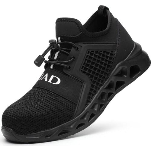 Light Fashion Work Safety Shoes Mens Boots Steel Toe Cap Non-slip Indestructible Shoes Outdoor Brand Sneakers breathable