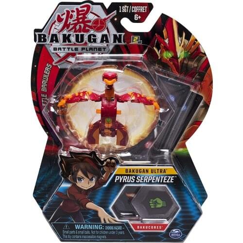 Tomy Bakuganes Ultra, Ventus Serpenteze, 3-inch Tall Collectible Transforming Creature, for Ages 6 and Up