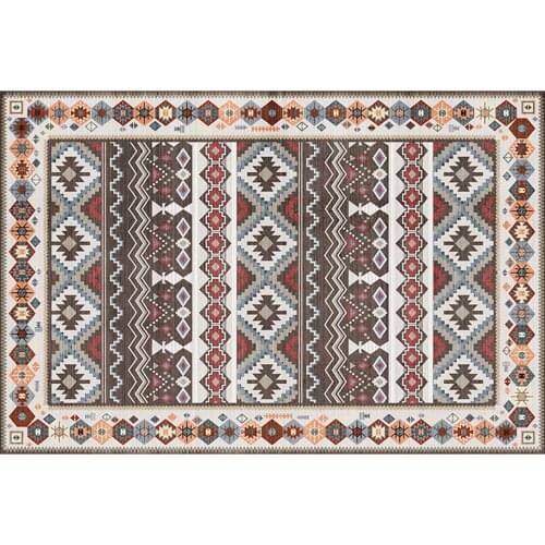 Vintage Persian Carpet For Entryway Home Living Room Rectangle Area Rugs Bohemian Style Bedroom Anti-Slip Decorative Carpets