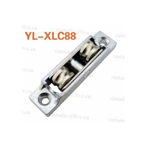 [YL-XLC88]88 series Groove Type Gcr15 bearing plastic steel roller pulley window double u type pulley