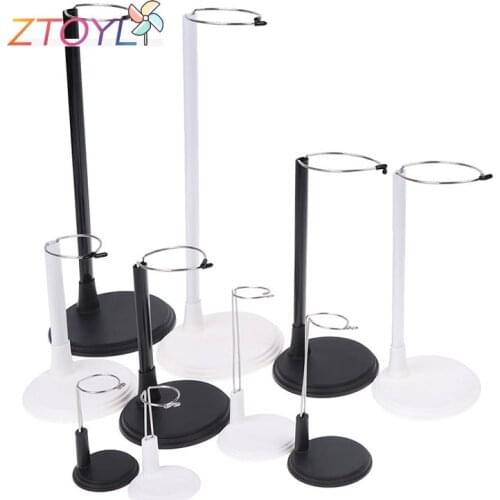 Cute Adjustable Metal White Black Doll Dummy Puppet Wrist Stand Holder Bracket Support Dollhouse Accessories Kids Girls Toy Gift