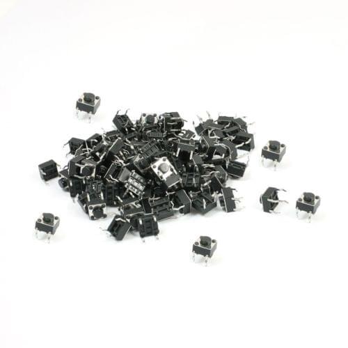 100pcs Micro switch push button 6 * 6 * 5 mm new good quality