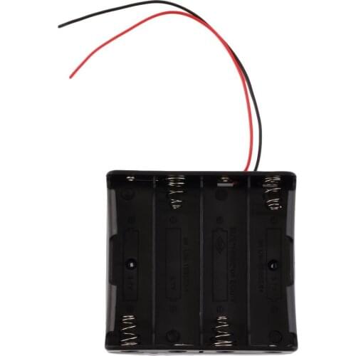 1x 2x 3x 4x 18650 Battery Storage Box Case 1 2 3 4 Slot Way DIY Batteries Clip Holder Container With Wire Lead Pin Plastic New