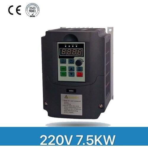 7.5kw 220v single phase input 380v 3 phase output AC Frequency Inverter ac drives /frequency converter 220v/to380v