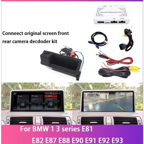Car Rear Reverse Bakcup Camera Auto Digital HD Decoder Box Interface Adapter For BMW 1 3 series E81 E82 E87 E88 E90 E91 E92 E93