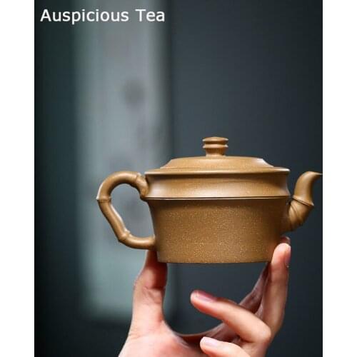 190ml Authentic Yixing Purple Clay Teapot Raw Ore Section Mud Home Tea Pot Zisha Filter Beauty Kettle Chinese Tea Set Supplies