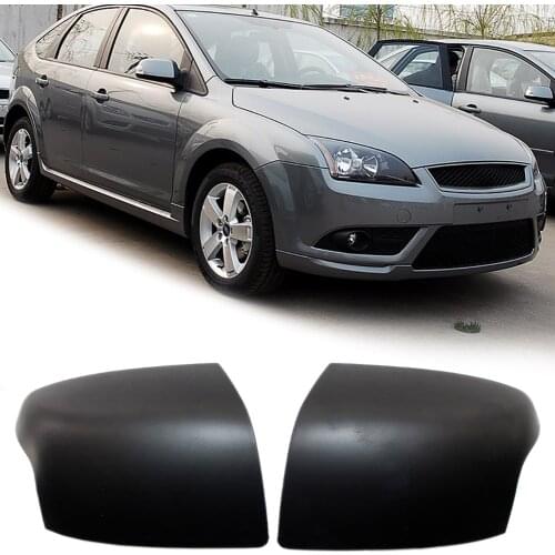 2pcs Car Rearview Mirror Covers Rear View Mirror Cover For Ford 2005 - 2008 For Focus Auto Replacement Parts