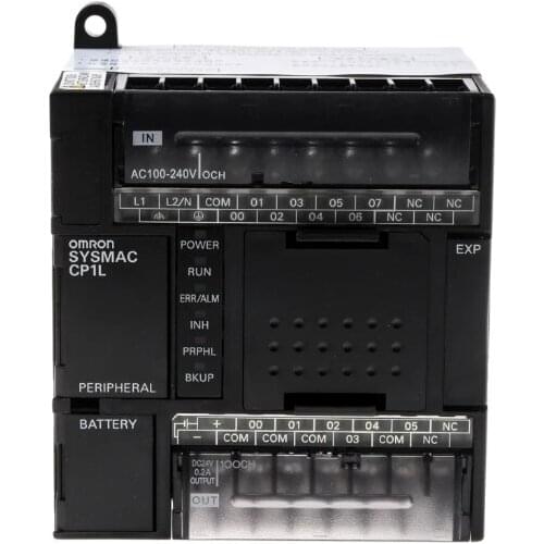 CP1L-L14DR-A CP1L PLC CPU, USB Networking Computer Interface, 5000 Steps Program Capacity, 8 (DC) Inputs, 6 (Relay) Outputs